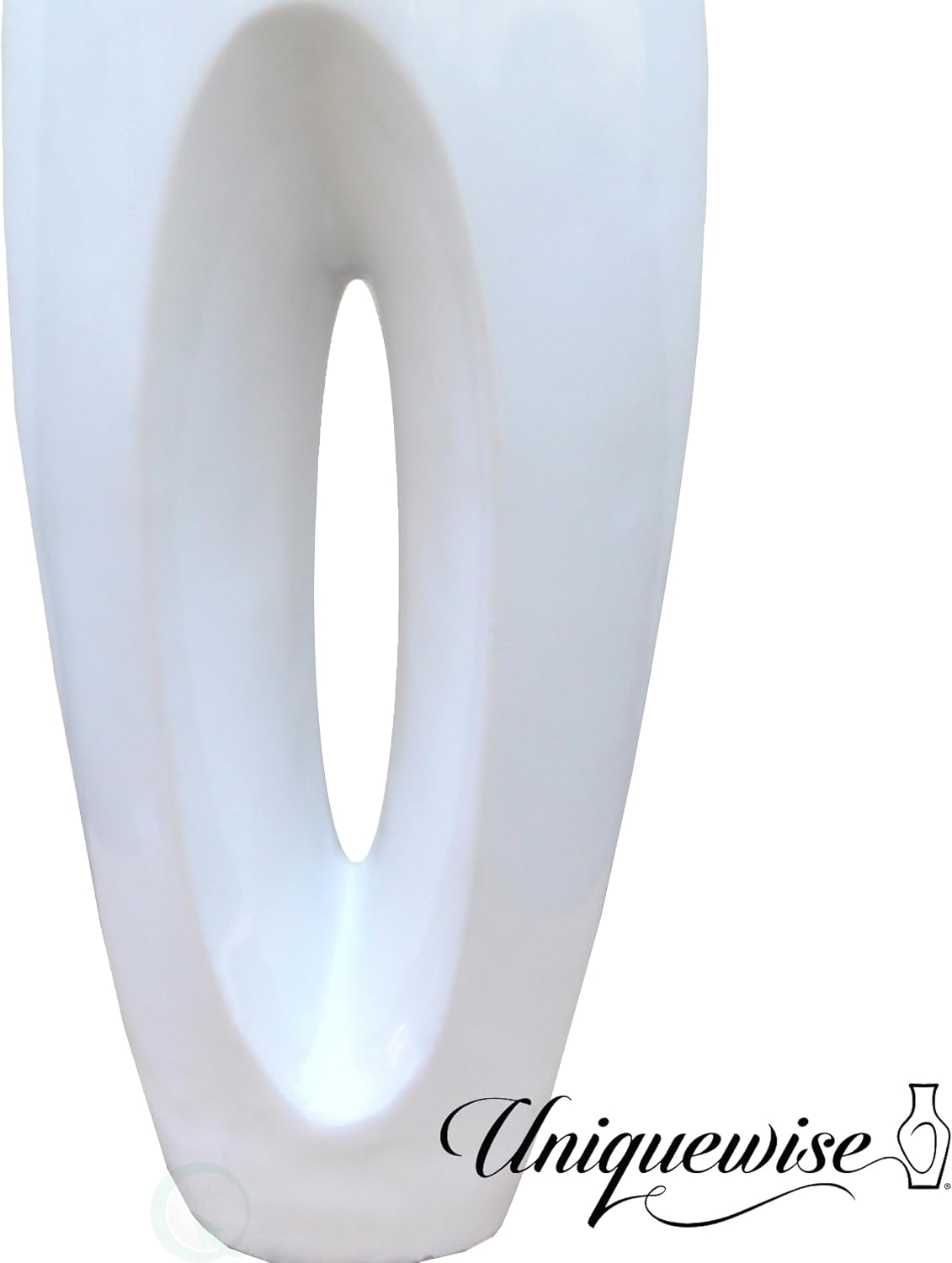Tall Floor, Modern White Large Floor, 40-inch Vase, Decorative Lightweight , Home Decor, for the Entryway, Dining Room, Living Room, or Bedroom, Fill with Pampas Grass, Large