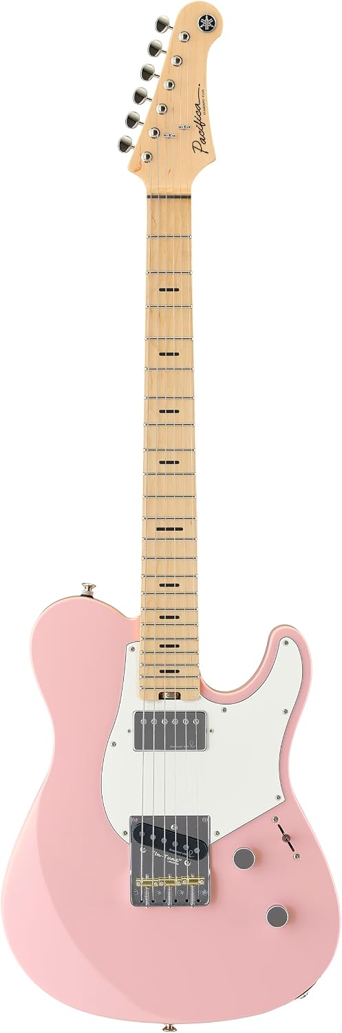 Pacifica SC Standard Plus Electric Guitar with Maple Fingerboard, Ash Pink with Gig Case