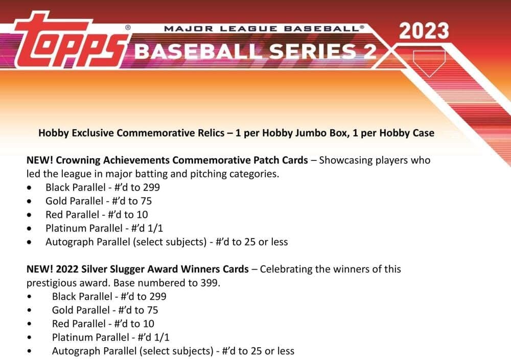 Topps 2023 Baseball Series 2 Hobby Box