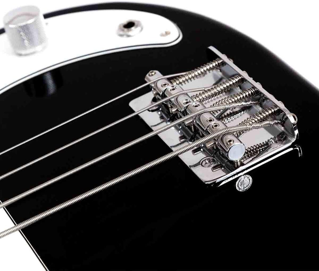 S AFSTAR Electric Bass Guitar 4 Strings Full Size Electric Bass with Amp Cord Strap & Carrying Bag, Rosewood Exquisite Stylish Bass Guitar for Starters Beginners Junior Senior Adults