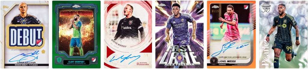 2025 Topps Chrome MLS Soccer HOBBY box (20 pks/bx)