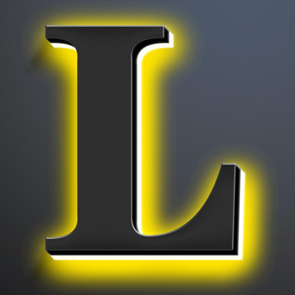 Backlit LED Illuminated House Numbers 20 Inch, Stainless Steel Hand-Polished For House Address Signs, Modern Light Up House Number, Metal Address Numbers With Lights,L