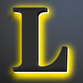 Backlit LED Illuminated House Numbers 20 Inch, Stainless Steel Hand-Polished For House Address Signs, Modern Light Up House Number, Metal Address Numbers With Lights,L