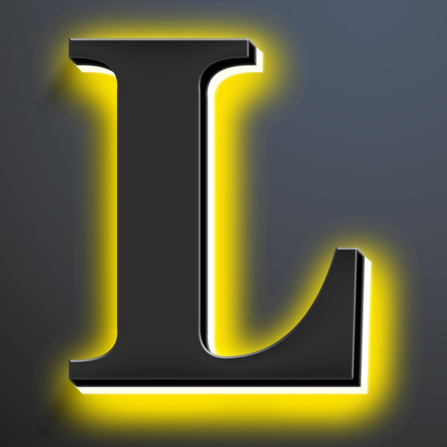 Backlit LED Illuminated House Numbers 20 Inch, Stainless Steel Hand-Polished For House Address Signs, Modern Light Up House Number, Metal Address Numbers With Lights,L