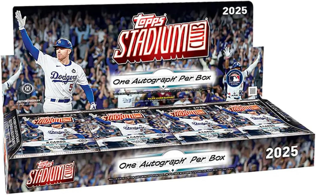 NEW Topps 2025 Stadium Club Baseball Trading Cards - Hobby Box - 1 Autographs Per Box- Factory Sealed