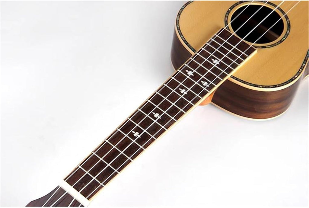 Adult Ukulele 24 Inch Ukulele Guitar Solid Spruce Top Rosewood Back Acoustic Tenor Small Nylon String Guitar