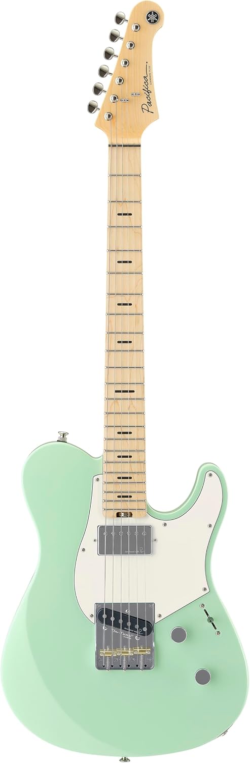 Pacifica SC Standard Plus Electric Guitar with Maple Fingerboard, Peppermint Green with Gig Case