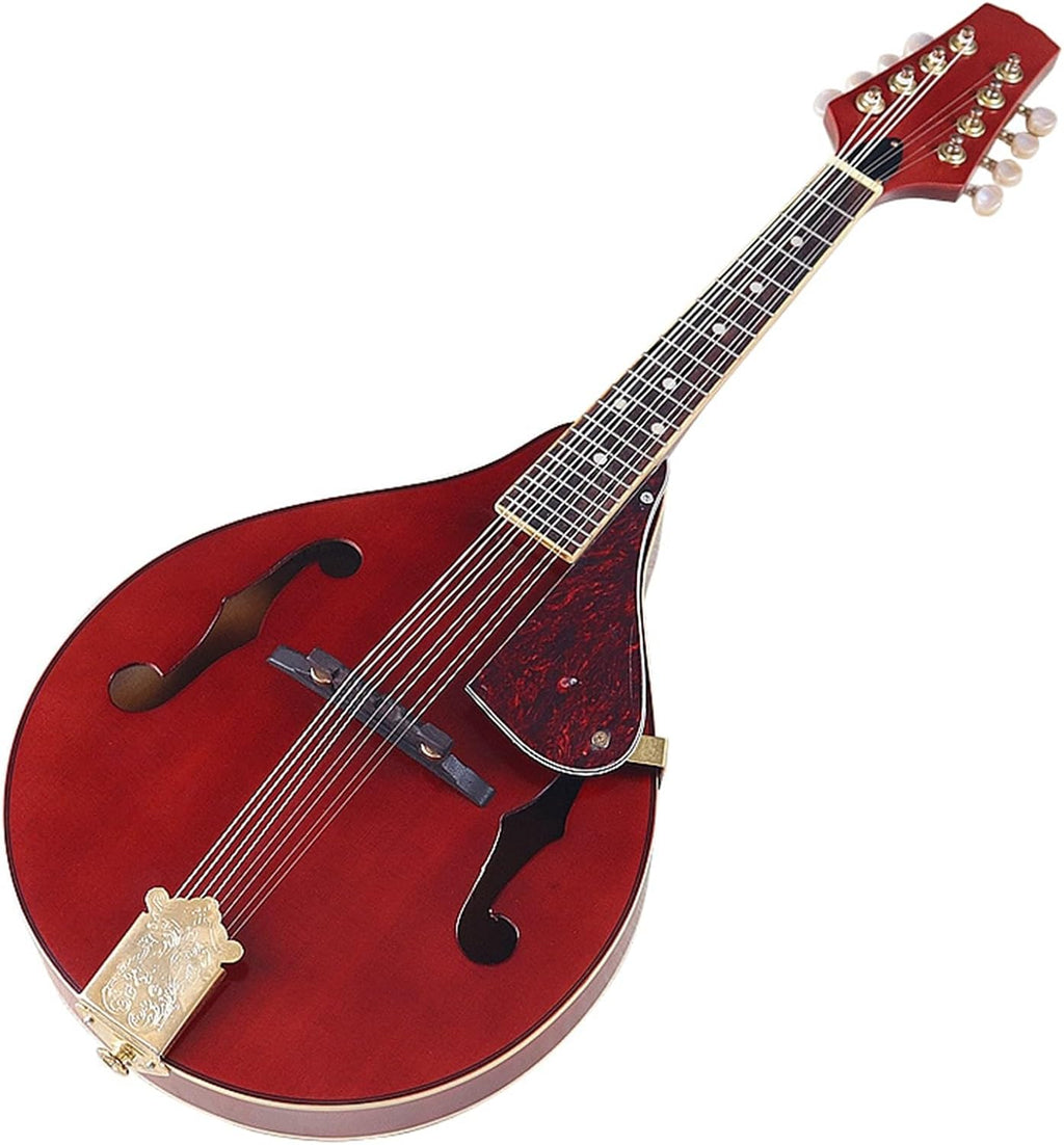 26 Inch Eight String Brown Red Mandolin Guitar Instrument Beginner Mandolin String Instrument
