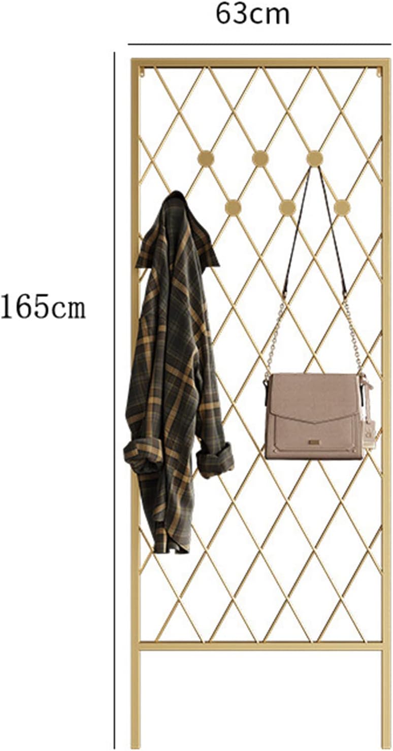 Simple Creative Metal Coat Stand Corner Garment Rack, Garment Rack Hall Tree Storage, Entryway Coat Rack, Standing Coat Jackets Hanger Standing Coat and Hat Hanger