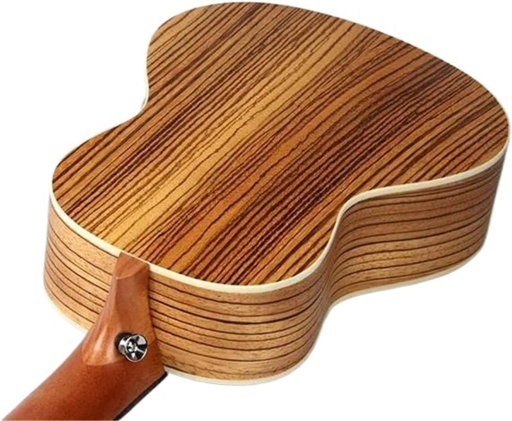 Adult Ukulele 24 Inch Concert Ukulele Nylon String Guitar Spruce Top With Zebra Back Ukulele
