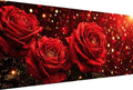 Red Rose Paint by Numbers Flower Painting Kits for Adults Beginner Painting by Numbers pre Drawn Canvas with Brush Acrylic Oil Paint Adult Craft Picture, Gifts for Women (100x200cm Frameless) -38sO