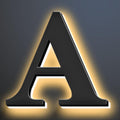 Backlit Illuminated LED House Numbers Upgrade Your Address Signs 16 Inch, Large Modern Light Up Address Numbers Signs, Stainlesss Steels Home Address Signs,A