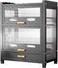 Kitchen Dish Rack, Countertop Storage Cabinet, Microwave Stand, Bakers Rack, Dish Drying Rack, Bakers Rack with Drawer (Color : A)
