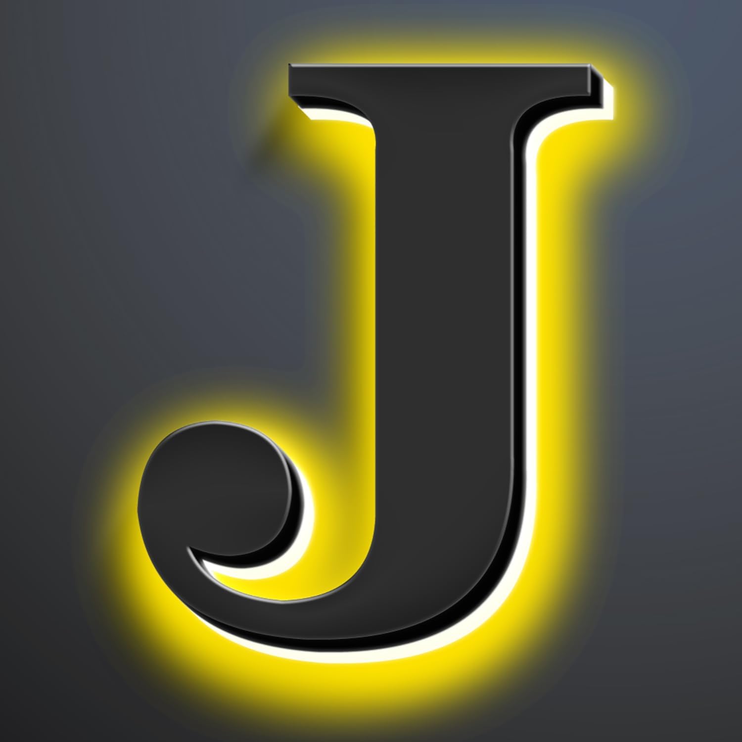 Backlit LED Illuminated House Numbers 20 Inch, Stainless Steel Hand-Polished For House Address Signs, Modern Light Up House Number, Metal Address Numbers With Lights,J