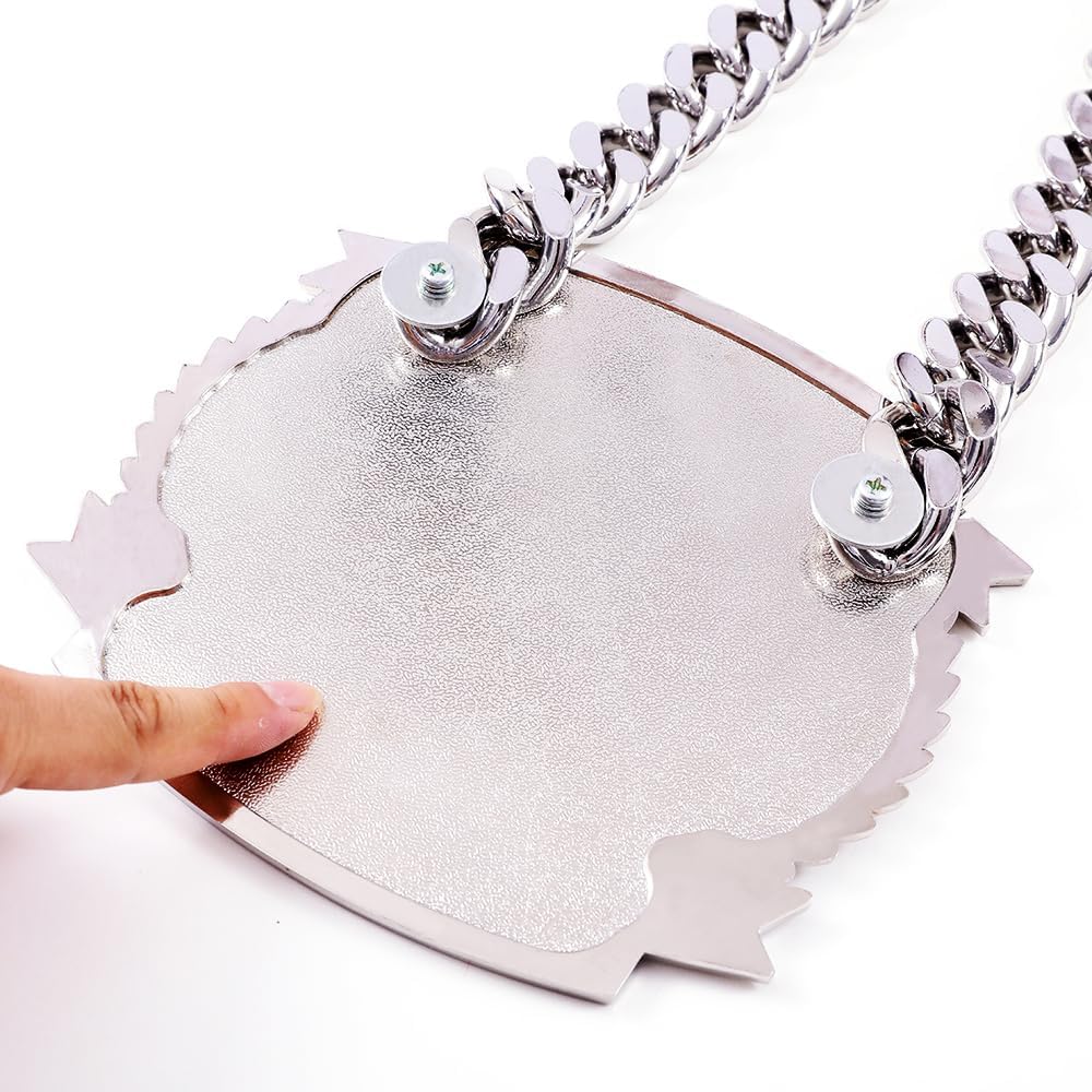 Fantasy Football Championship Chains Award, Champ Chains Award Winner Prize Trophy, 7-3/4″ x 7″ Large Champ Medal