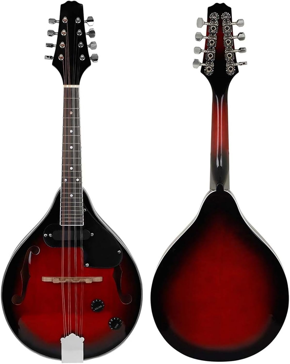 Musical Instrument Mandolin Red And Bk Electric Guitar Eight String Professional Beginner Mandolin String Instrument(2)
