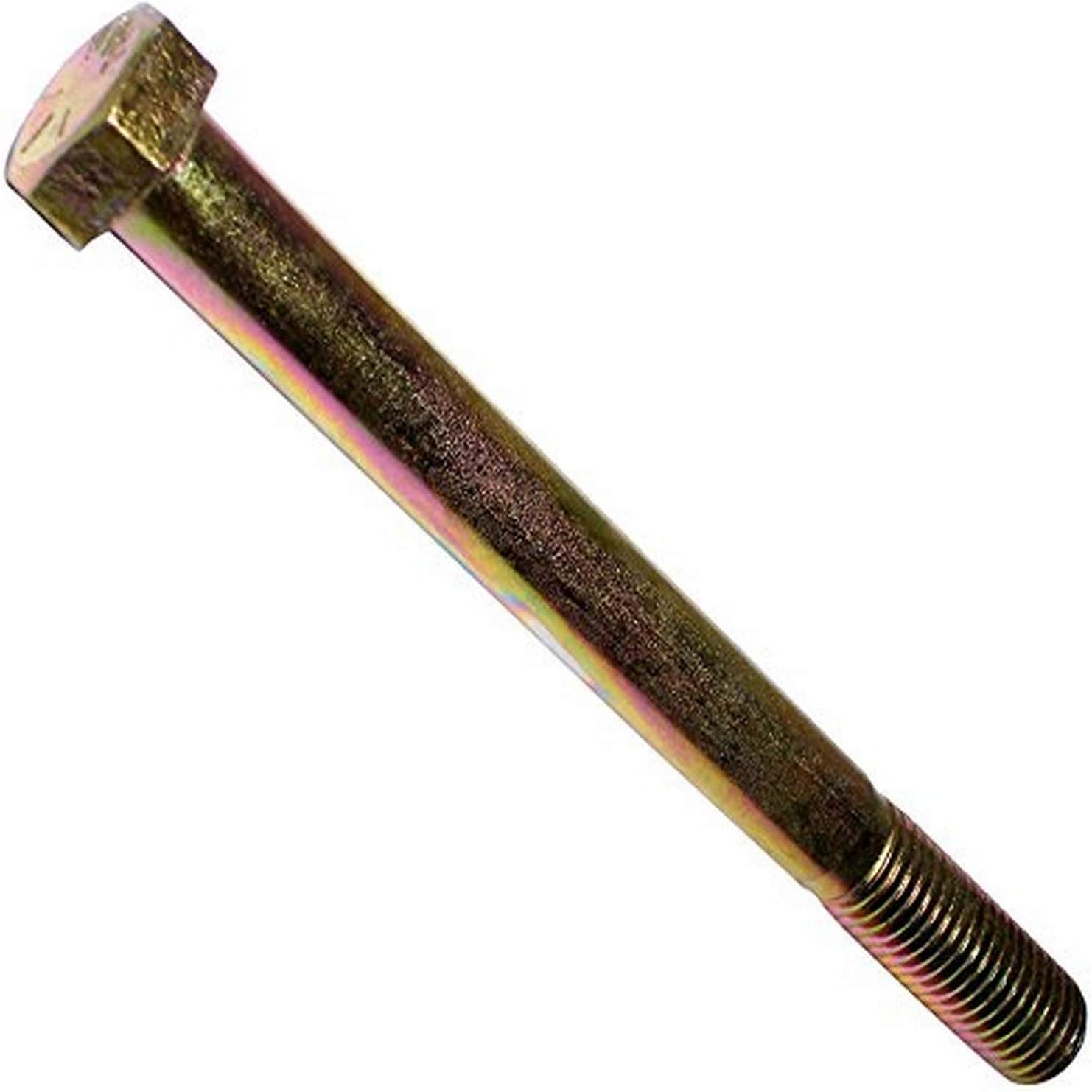 Hard-to-Find Fastener Grade 8 Hex Cap Coarse Large Bolts, Bulk Pack, Steel Hex Bolts for Construction, Home Improvement, 3/4-10 x 8, Pack of 10