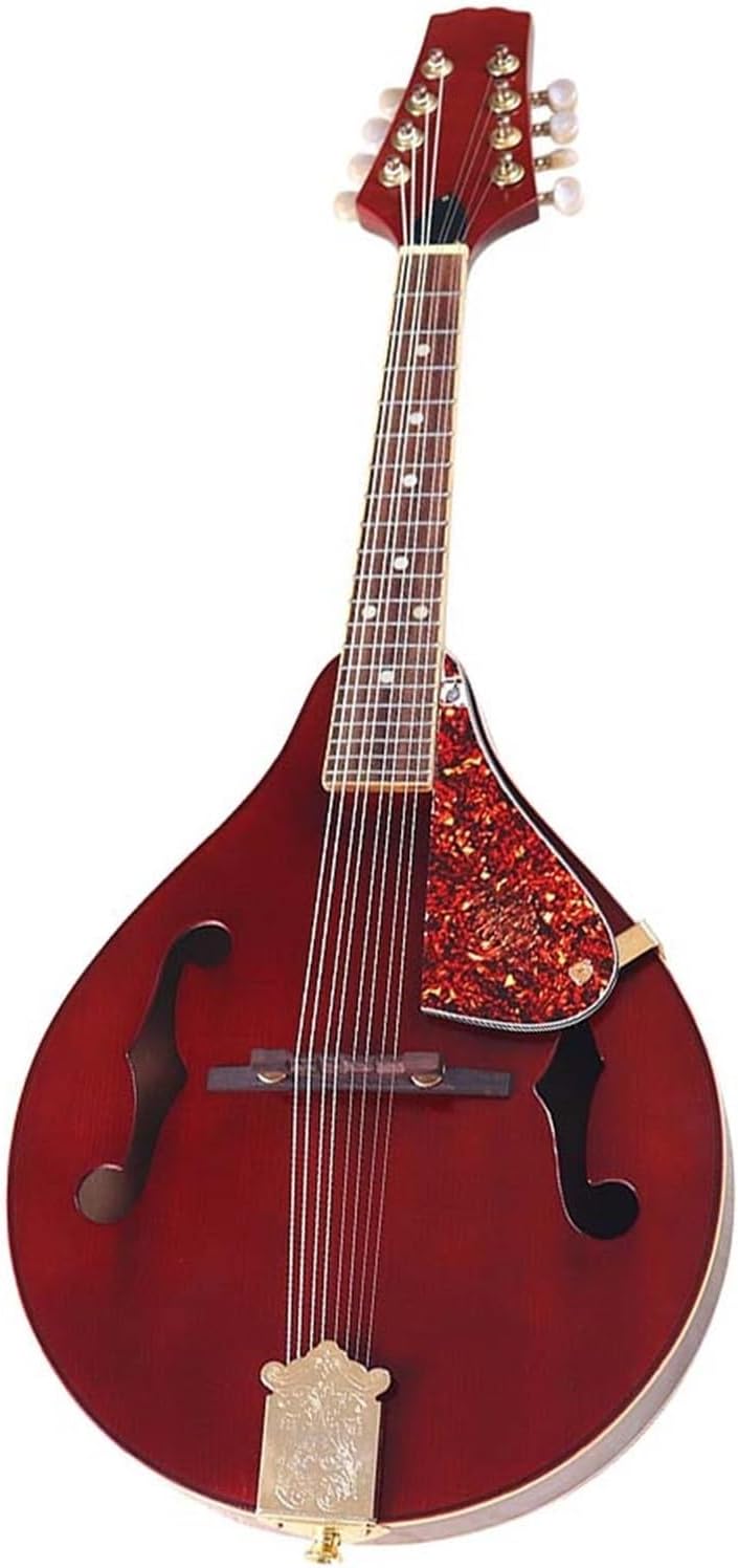 26 Inch Brown Red Mandolin Guitar Instrument Eight Strings Beginner Mandolin String Instrument