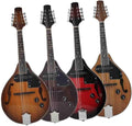 Musical Instrument Mandolin Guitar Eight String Plug In A Type Wine Red Beginner Mandolin String Instrument(5)
