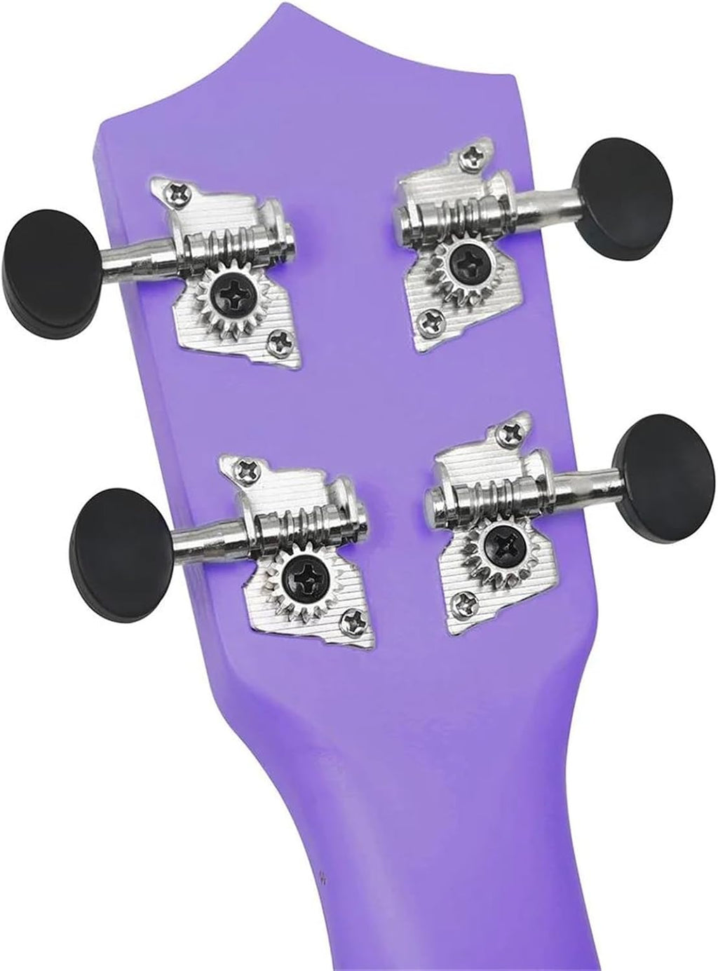 Adult Ukulele 21 Inch Ukulele Hawaiian Guitar Cartoon Fruit Ukulele Beginner Mini Guitar String Instrument(Purple)