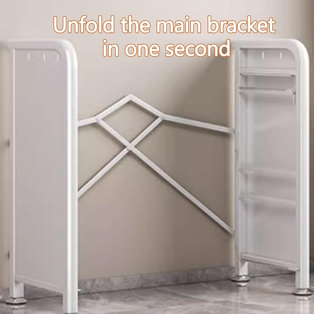 Kitchen Storage Rack for Cabinet Bakers Rack with Storage Cabinet Doors with Adjustable Foot Pads, for Kitchen, Dining Room, Living Room(Black,60 * 37.5 * 94.4cm)