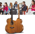 Wood Acoustic Guitar for Adults, 40Inch/41Inch 6 Steel-String All-Spruce Build, Elementary Tutorial of Folk Guitar for Beginners,1,41in