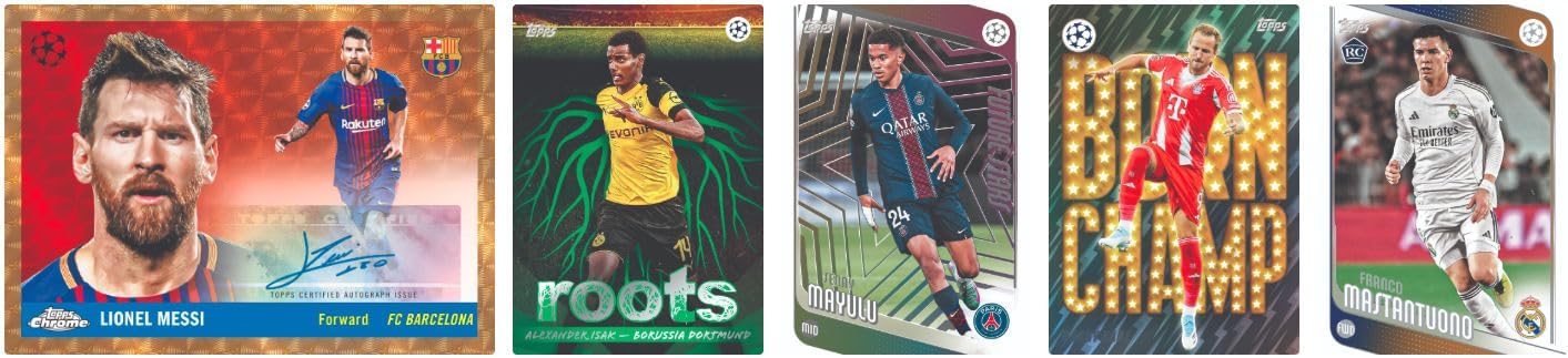 2025/26 Topps UEFA Club Competitions Soccer HOBBY box (24 pks/bx)