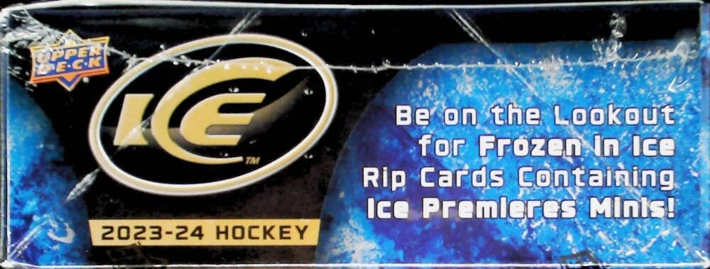 Upper Deck 2023-24 NHL UD Ice Hockey Factory Sealed Hobby Box (12 Packs of 6 Cards) Find two Ice Premieres Rookie Acetate Cards. See Scans for more details.
