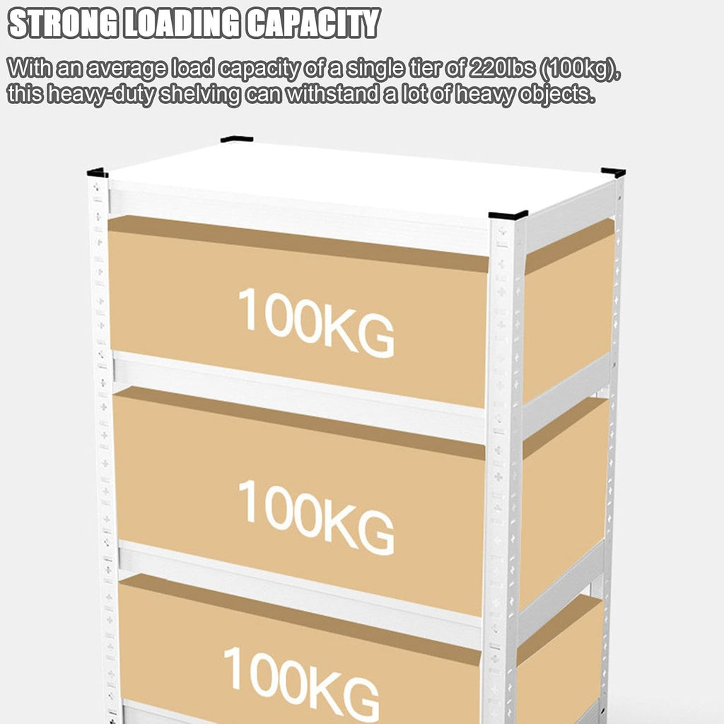 3-Tier Utility Shelves Metal Storage Shelves Garage Shelving Unit Adjustable Free Standing Kitchen Storage Shelf Rack, 31.5' H x 15.8' W,Pink-31.5' L