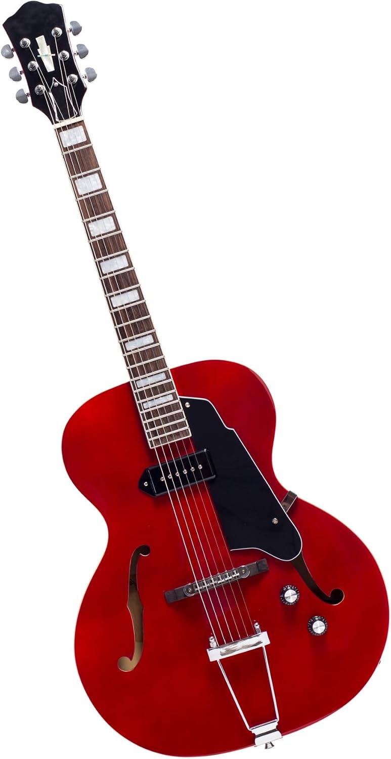 Electric Guitar A Professional Instrument Suitable For Beginners And Adults Playing Classical Music Professional Electric Guitar(Red)