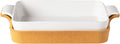 Casafina Ceramic 16' x 10.25' Rectangular Baker with Cork Tray - Ensemble Collection, White | Oven & Dishwasher Safe Bakeware | Food Safe Glazing | Restaurant Quality Dinnerware