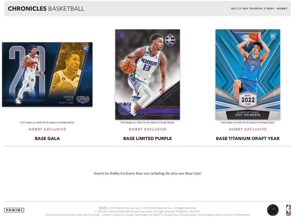 2022-23 Panini Chronicles Basketball Hobby Box - 6 Packs