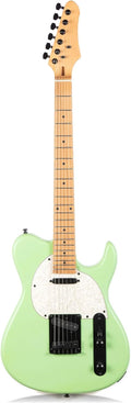 Electric Guitar Jazz Playing Practice Suitable For Adult Professional Instruments Professional Electric Guitar(Light Green)