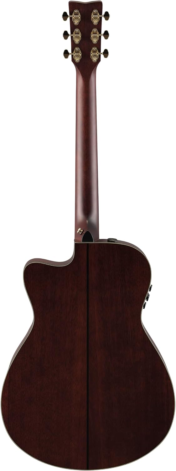 Yamaha TAS3 C TransAcoustic Guitar (2nd Gen), Sand Burst Finish with Hard Bag