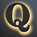 Backlit Illuminated LED House Numbers Upgrade Your Address Signs 16 Inch, Large Modern Light Up Address Numbers Signs, Stainlesss Steels Home Address Signs,Q