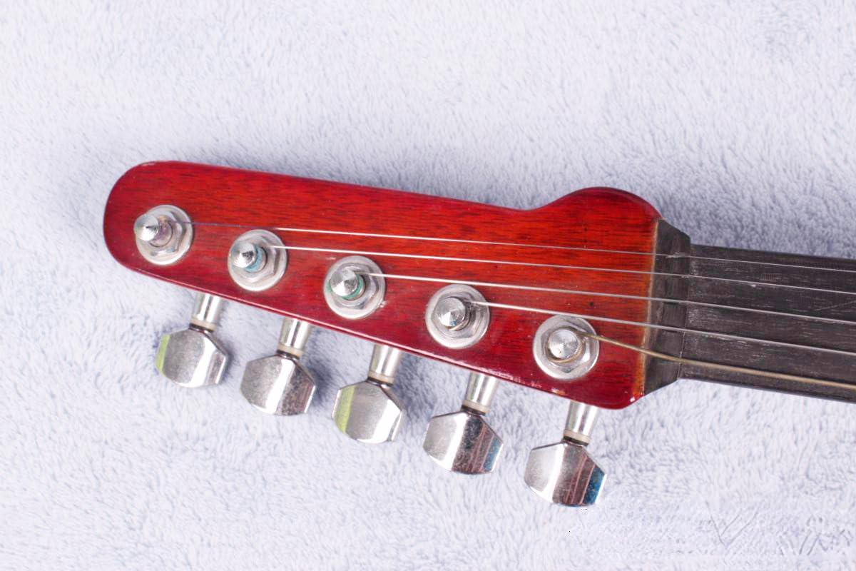 electric Viola 16 inch guitar-shaped Viola Solid Wood Body Ebony Fittings with case Bag, viola Bow, Rosin for Adults&Beginner&Students (Red 5str)