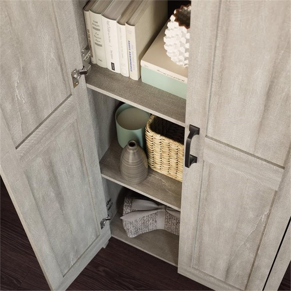 Sauder Miscellaneous Storage, Two-Door Storage Cabinet, in Spring Maple Finish