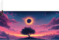 Paint by Numbers Kits for Adult Beginners,Pink Paint by Numbers Clouds Paint by Numbers Painting with Paints and Brushes Kits,DIY Oil Painting Paint by Numbers,for Home Decor (NO Frame) 80x220cm V-205