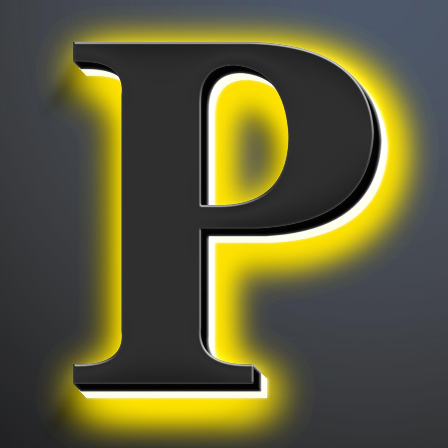 Backlit LED Illuminated House Numbers 20 Inch, Stainless Steel Hand-Polished For House Address Signs, Modern Light Up House Number, Metal Address Numbers With Lights,P