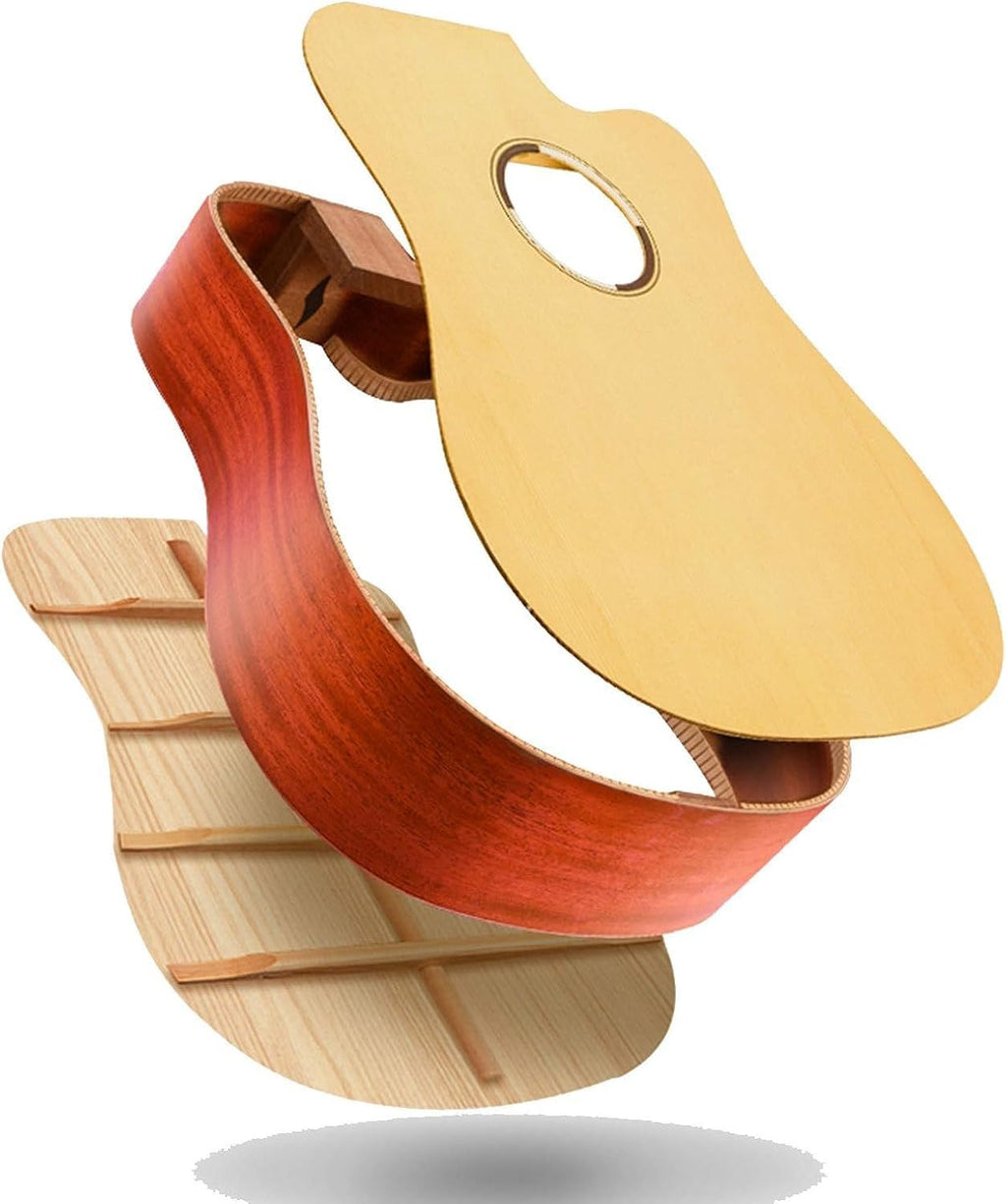 Classical Guitar 40/41 inch Beginner Girls Student Beginner Kits Cutaway Spruce Veneer Acoustic Wood Guitar (Size:41 inches,Color:Beige)
