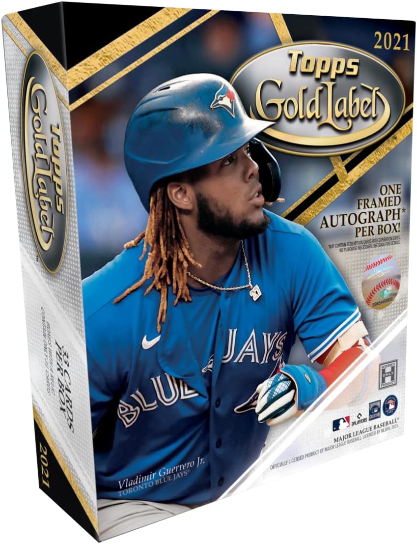 2021 Topps Gold Label Baseball Hobby Box (7 Packs/5 Cards: 1 Auto)