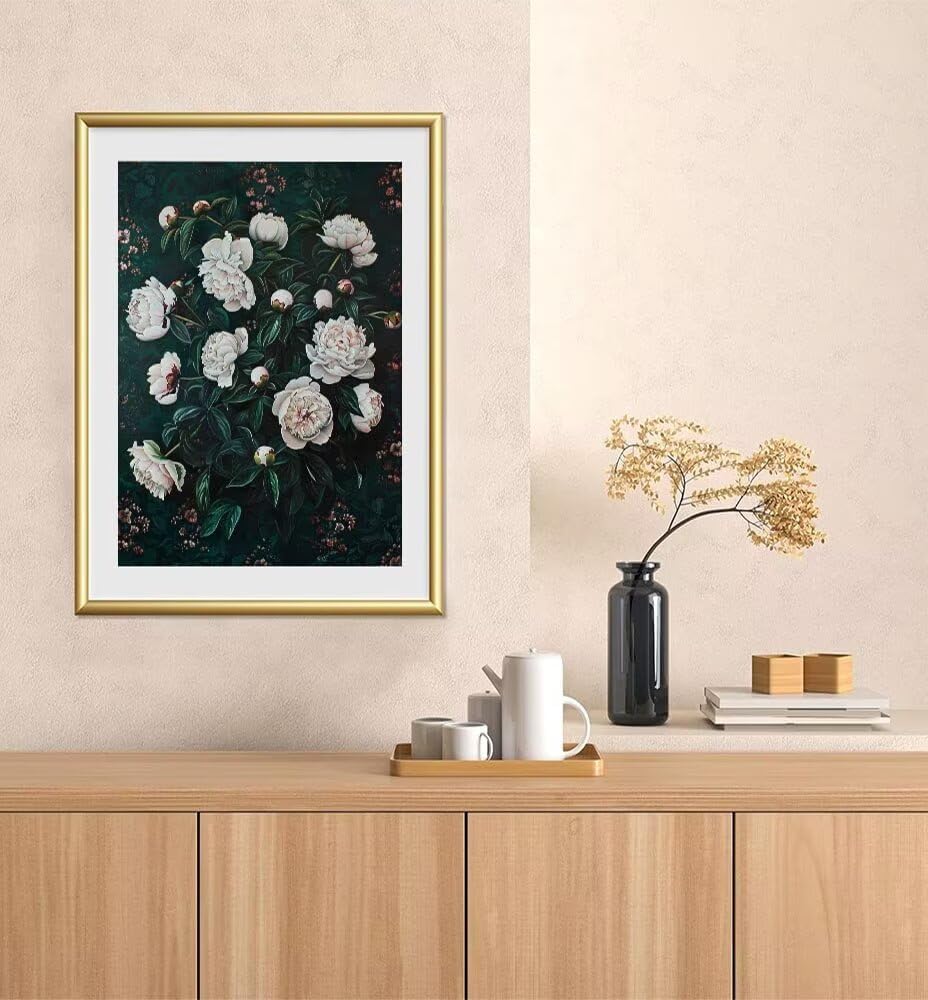 Paint by Numbers Kit for Beginner Flower Canvas Art Adult Paint by Number on Canvas Pink Oil Painting for Home Decor Gift 40x53 inch Model YEYUMEOZY-Y