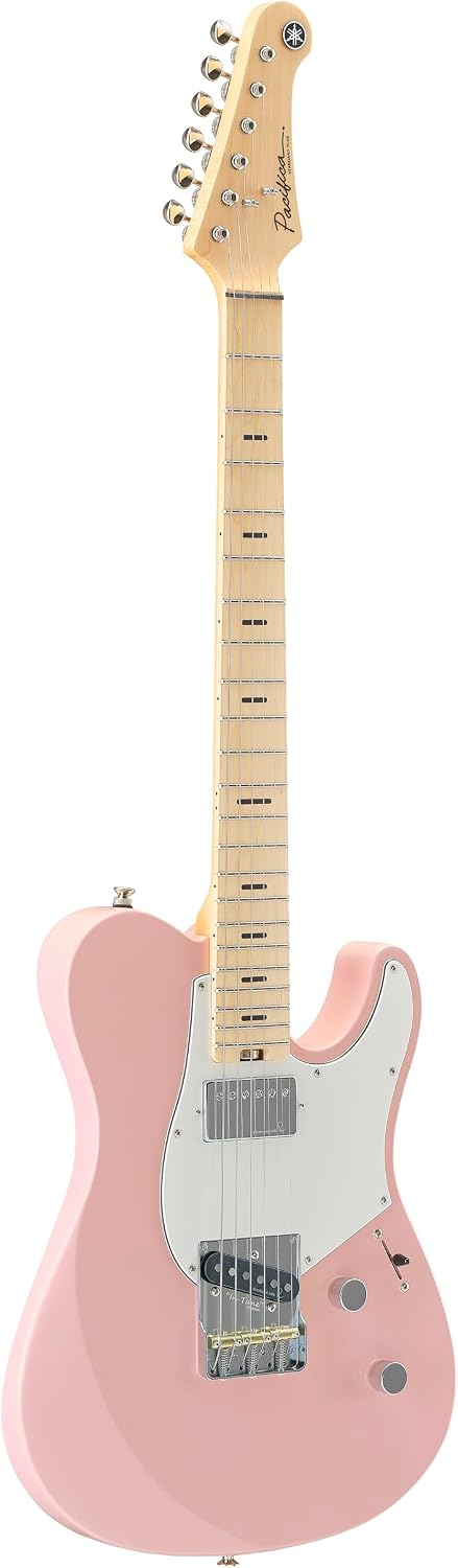 Pacifica SC Standard Plus Electric Guitar with Maple Fingerboard, Ash Pink with Gig Case