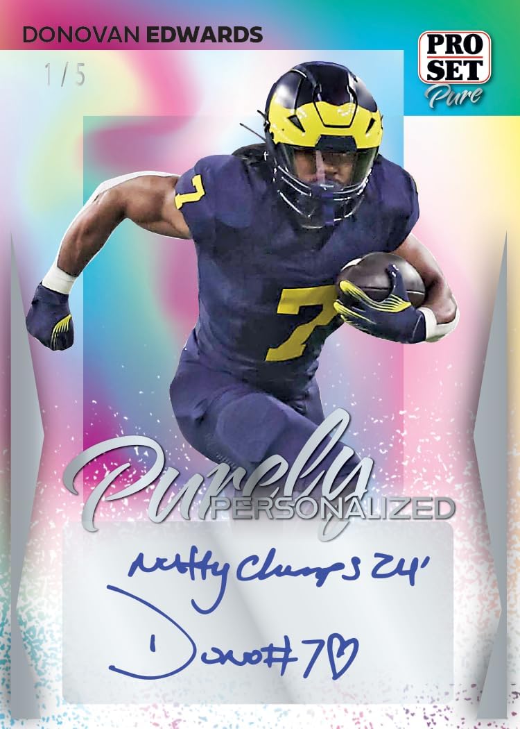 2024 Leaf Pro Set Pure Football Hobby Box