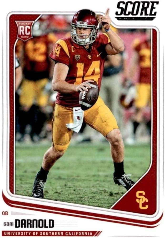 2018 Score NFL Football Unopened Factory Sealed Box of 24 Packs 288 Cards Total with 72 Rookies and 48 Inserts Possible Baker Mayfield, Sam Darnold and Josh Allen Rookie Cards and Autographs