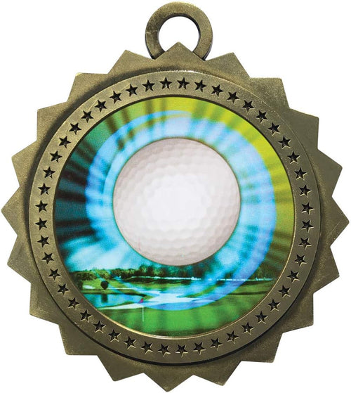 1 to 50 Packs Golf Gold Medals Trophy Award with Free Custom Engraving D03-MY425