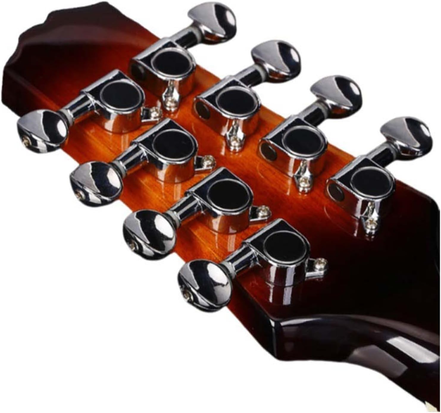 Electric Mandolin Eight String Guitar Set Musical Instrument Adult Beginner Beginner Mandolin String Instrument(Wine red 2)