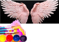 Wings Pink Paint by Numbers for Adults, DIY Paint by Number Canvas Acrylic Kit, Painting by Numbers for Beginner Kits, DIY Oil Painting Acrylic Paints for Gift Home Wall Decor (Without Frame) 90x180cm