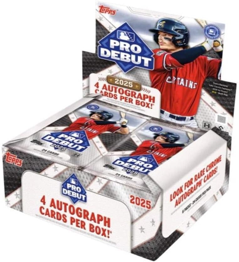 MLB 2025 TOPPS PRO Debut Baseball Hobby Box