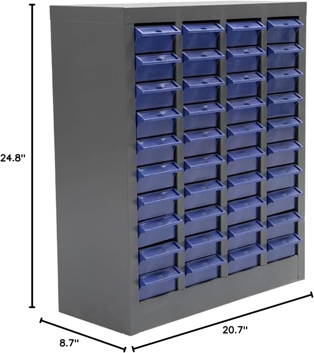 40 Drawers Parts Cabinet Bolt and Nut Tool Storage Cabinet Part, Drawer Plastic Tool Organizer with ABS Material for Hardware Storage, Hardware Organizer